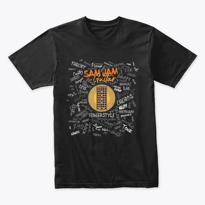 SAMJAMGUITAR (typography design)