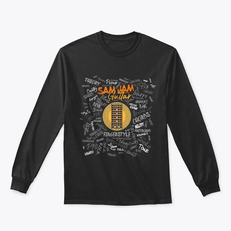 SAMJAMGUITAR (typography design)